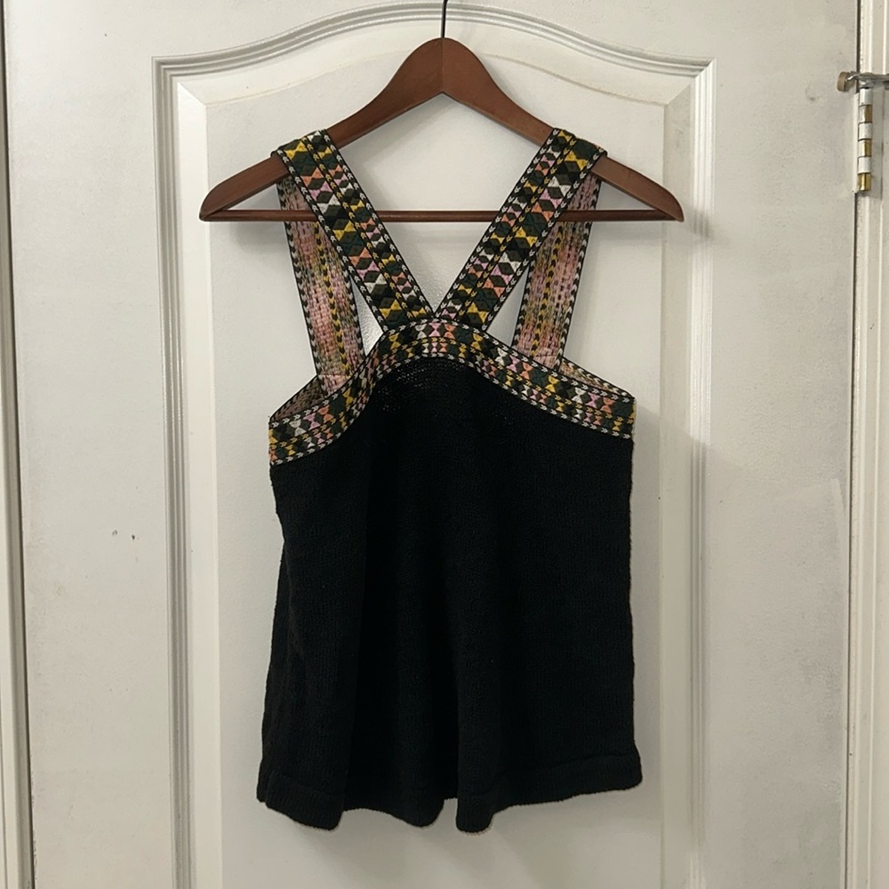 Madewell Embroidered Swing Sweater Tank